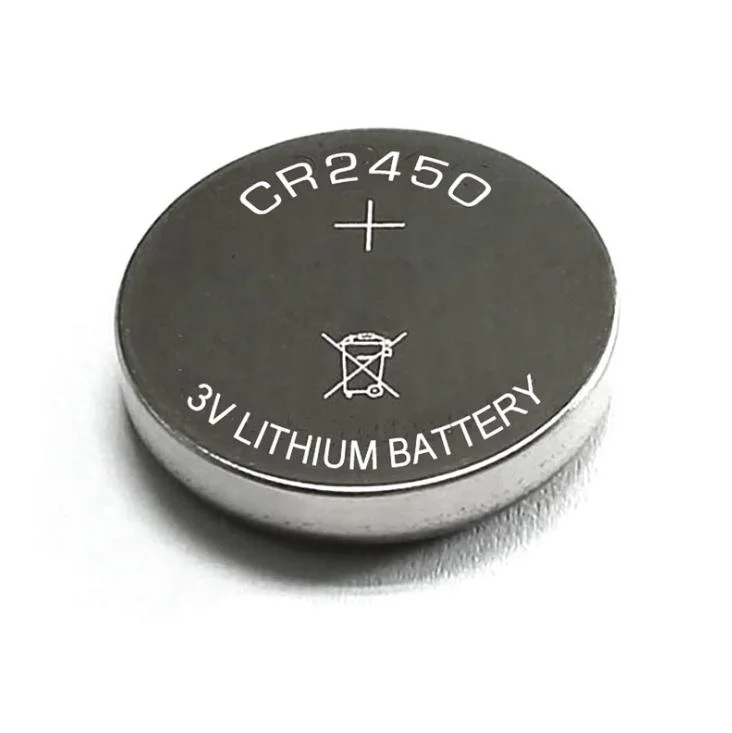 600mah button cell 3v lithium battery cr2450