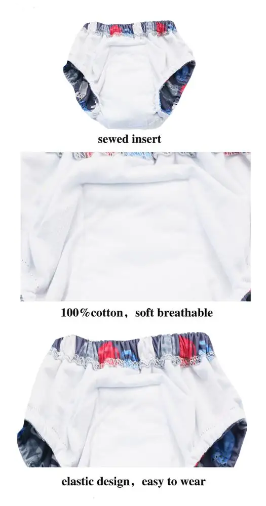 Happyflute Ecofriendly Organic Cotton Potty Training Pants Baby Diaper