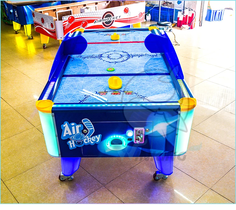 Winking Coin Operated Electric Kids Classic Air Hockey Table Game