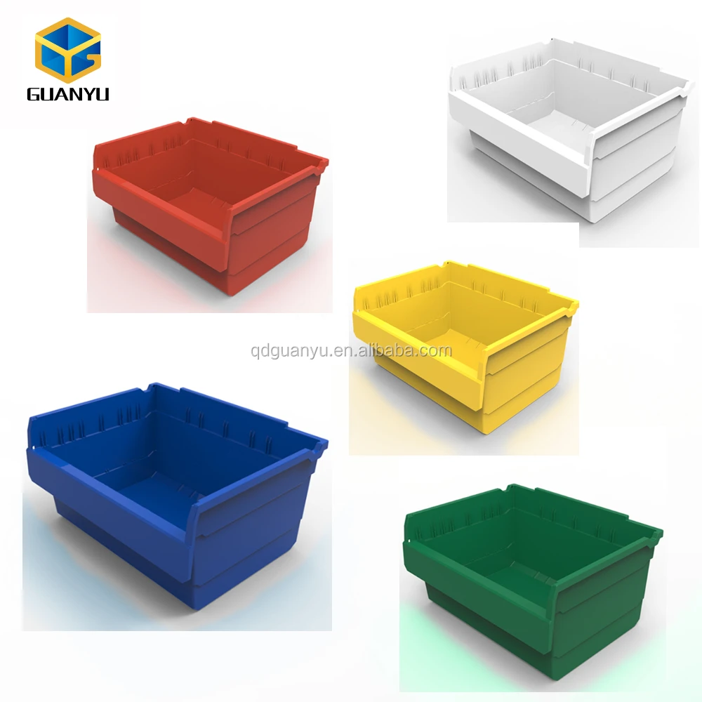Depósito de plástico de almacenamiento bin de plástico organizador caja