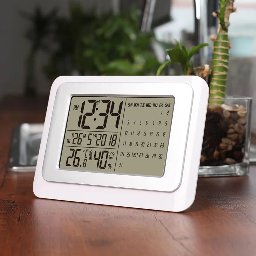 2019 Monthly Digital Desktop Electronic Calendar Clock Buy Electronic
