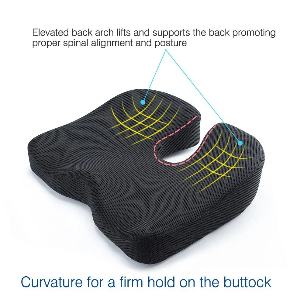 Hemorrhoid office seat cushion memory foam/drivers car seat cushion