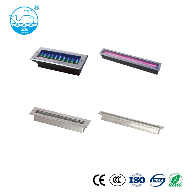 Outdoor waterproof ip65 5w recessed floor rgb deck garden inground linear led underground light