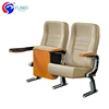 Cushion stadium chair cinema seating,floor mounted chair football stadium chair with tablet,fixed seating stadium chair with arm