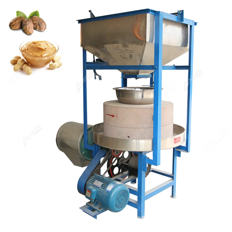 Electric Stone Mill Grinder Tahini Peanut Sesame Paste Making Machine