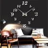 Numbers Beautiful design sliver for home decoration clock wall heart clock