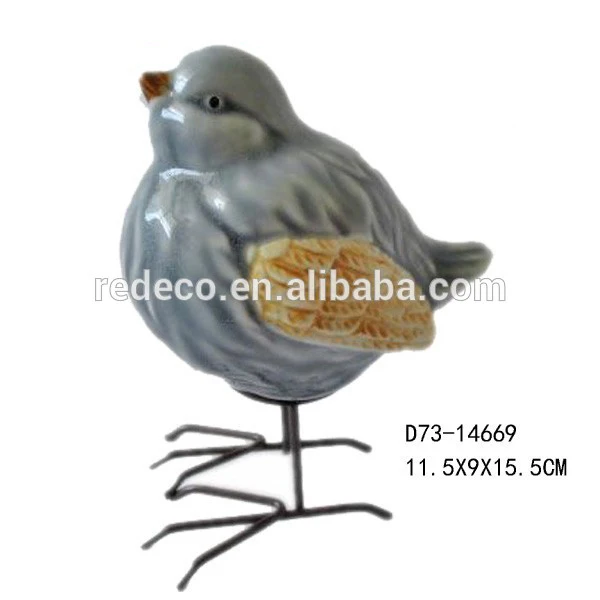 Wholesale cheap porcelain christmas bird present