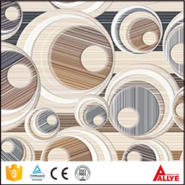 Wholesale circle design ceramic tiles front wall 250x400mm Cheap bathroom ceramic