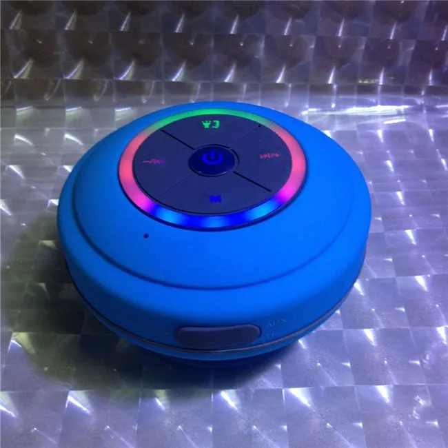 New Mini Portable Led Subwoofer Shower Waterproof Wireless Bt Speaker