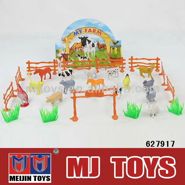 Cheap Plastic Farm Animal Toy 15pcs In 1 Bag Buy Plastic Farm Animal