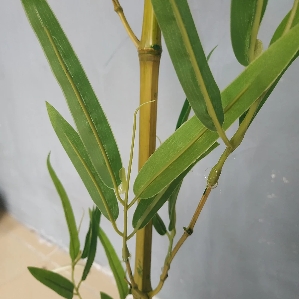 2 米塑料户外绿色装饰假竹竿