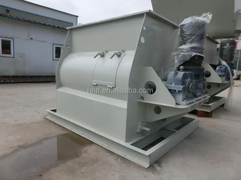 Biaxial Agravic Mortar Twin Shafts Cement Powder Paddle Mixer