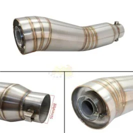 stainless steel motorcycle universal mufflers exhaust muffler with welding