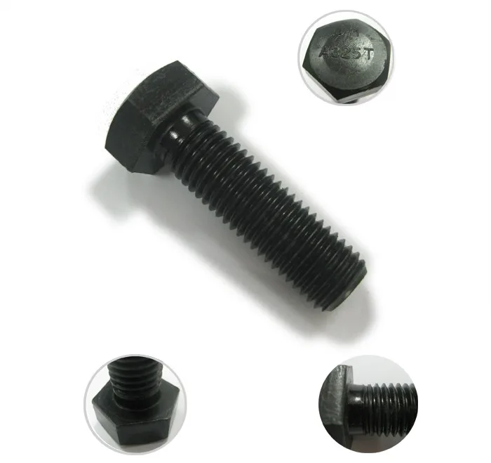 Asem A325 Al Alloy Casting Black Coated Bolts And Nuts Buy Bolts And