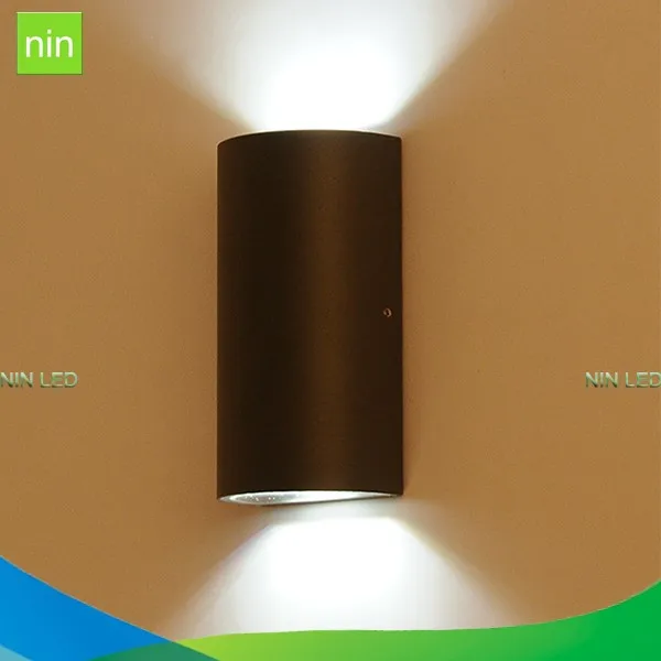 IP65ลูกบาศก์ปรับพื้นผิวติดตั้งไฟ Led กลางแจ้ง,นำแสงผนังกลางแจ้ง,ขึ้นลงนำโคมไฟติดผนัง