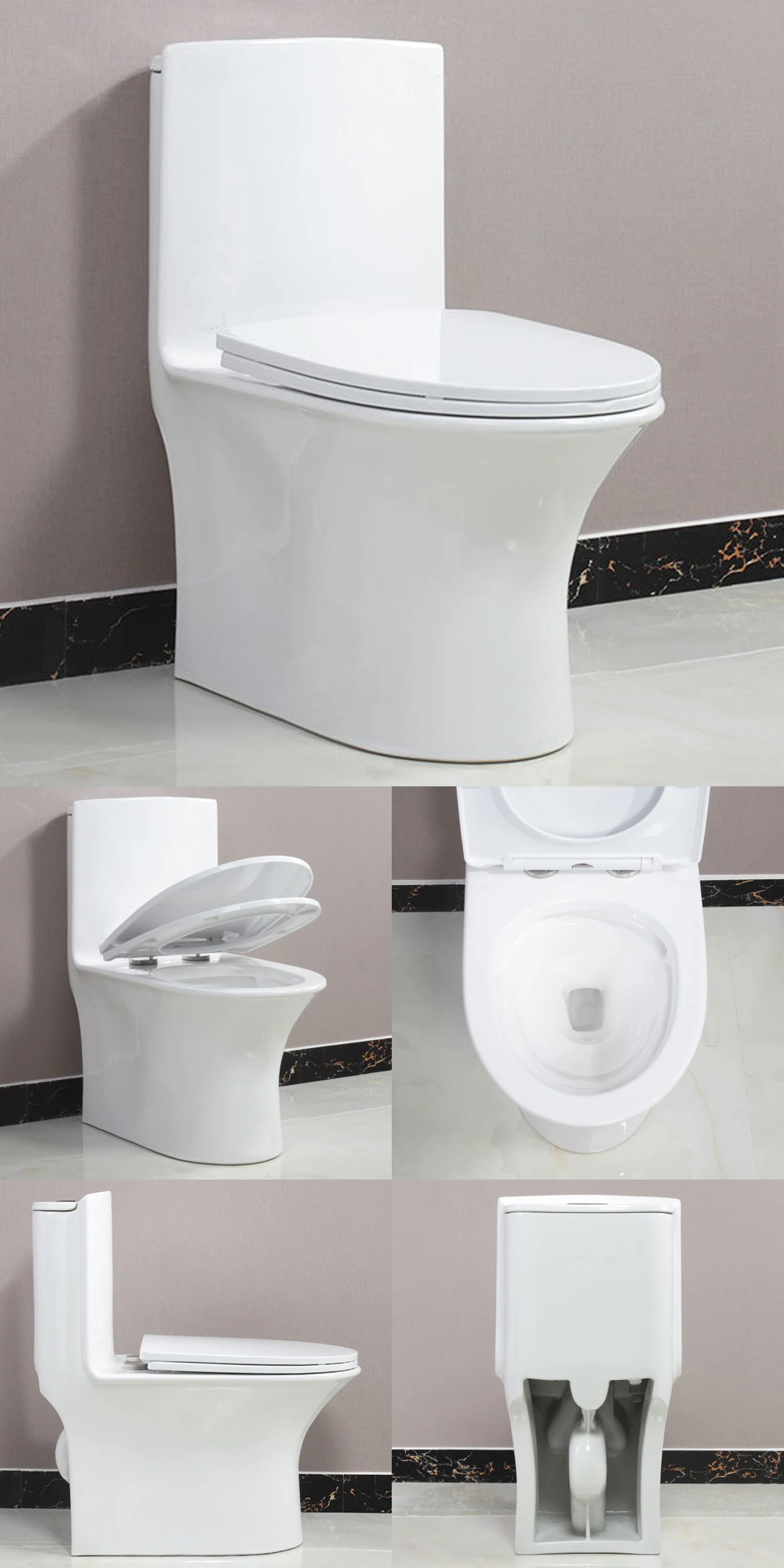 JOININ chaozhou Modern design sanitary ware Ceramic one Piece WC Toilet JY1010