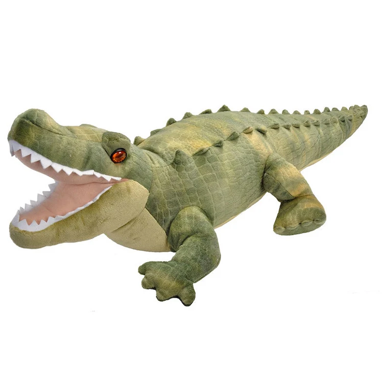 Giant Realistic Plush Crocodile Size Stuffed Alligator Plush Toy - Buy ...