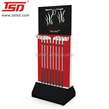 Double Side Golf Display Storage Rack Systems Club Stand Double Side Golf Display Storage Rack Systems Club Stand