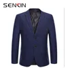 Casual plain colour suit jacket custom tailor men's slim fit blazers for men