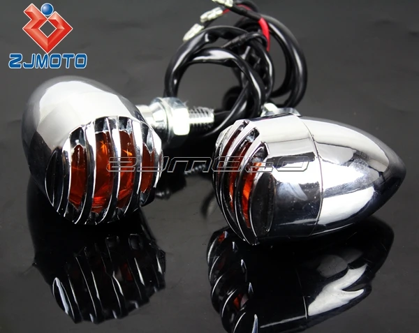 Motorcycle Turn Light LED Turn Light Grille Turn Signal Lamp for Shadow Aero Phantom VLX 750 1100 VF Magna Stateline