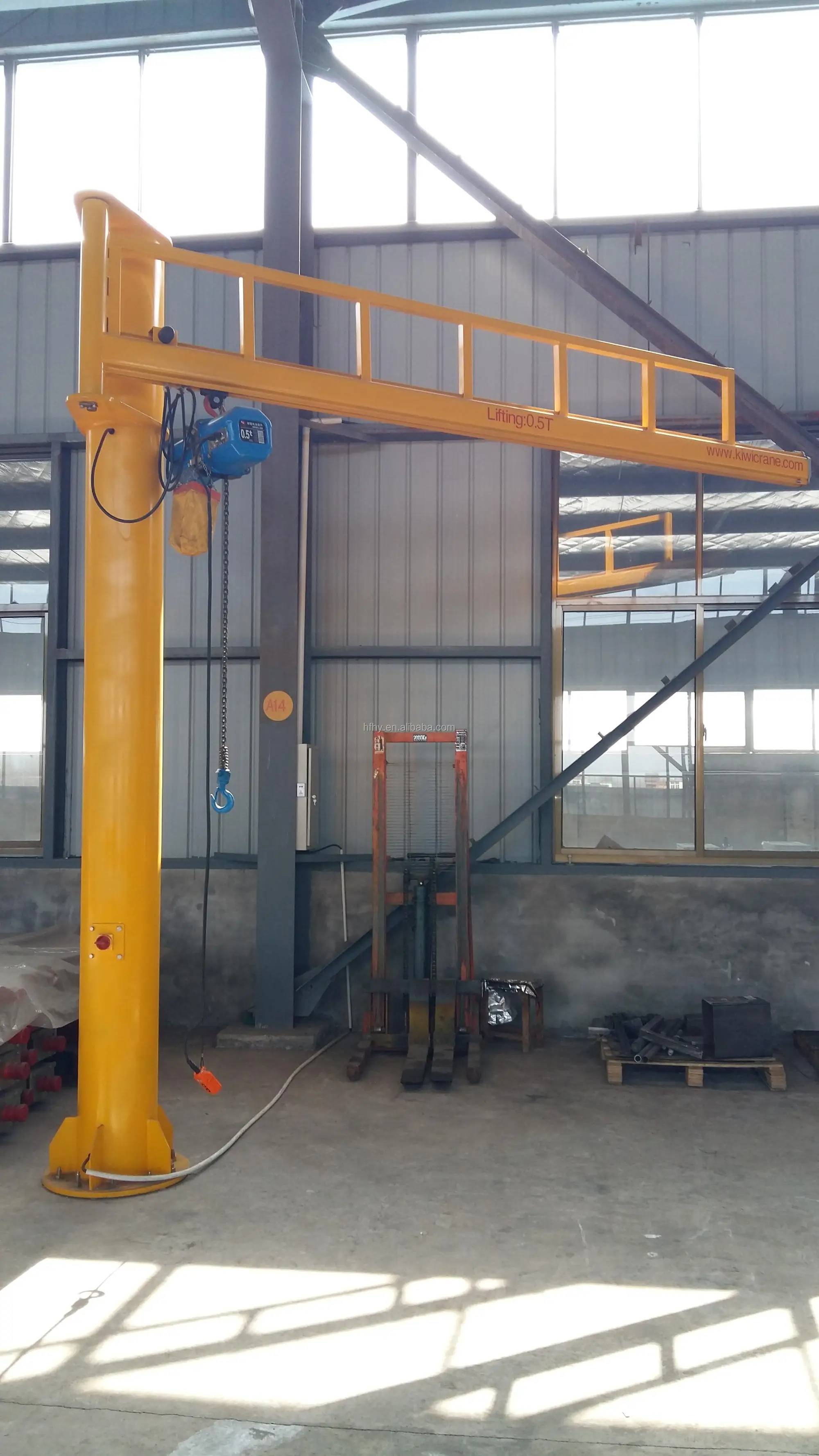 New Design Column Jib Crane Wall-mounted Jib Crane 250kg Capacity - Buy ...