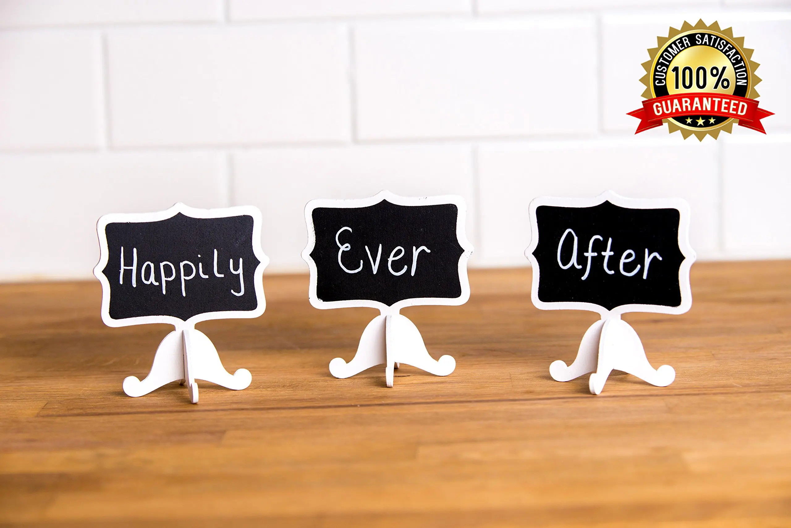 and Decoration MyGift Set of 12 Mini Erasable Chalkboard Signs//Food Labels for Wedding Party