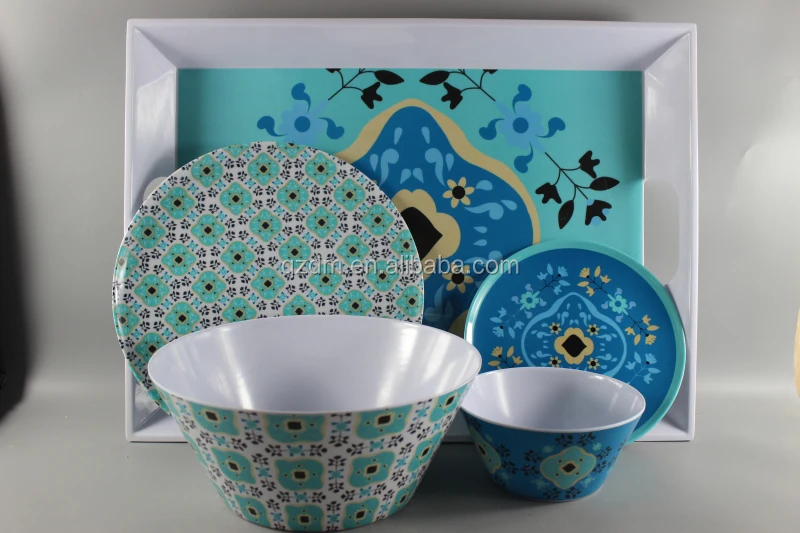Factory supplies Melamine Salad Bowl And Plate Dishes Foodgarde