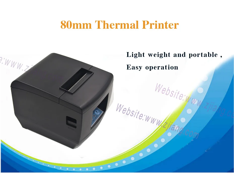 80mm Thermal Printer Bluetooth Linux Kitchen Printer With Alarm