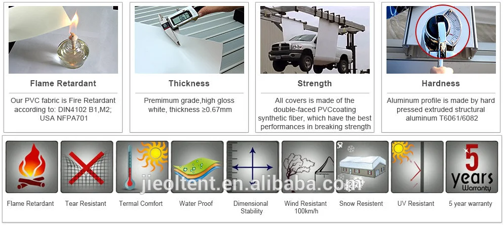 Storage aluminum gazebo PVC fabric dwell dome house geodesic tents with glass door