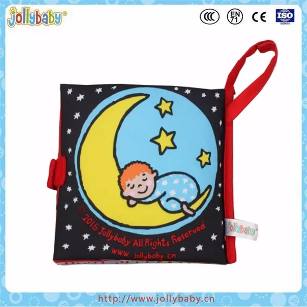 Jollybaby good quality educational kids toy non-toxic cloth material washale book