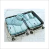 6 Sets Waterproof Travel Storage luggage organiser Bags Packing Cubes