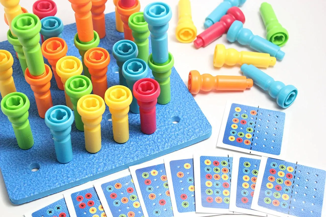 peg games for toddlers