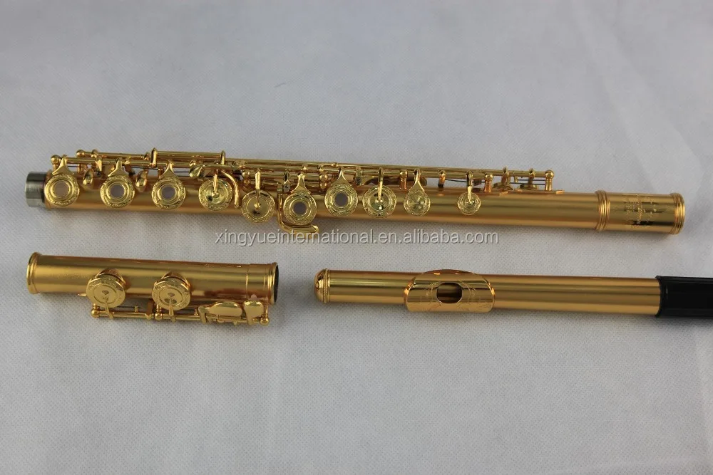 Gold Plated Flute Good Quality High Grade Musical Instruments Buy