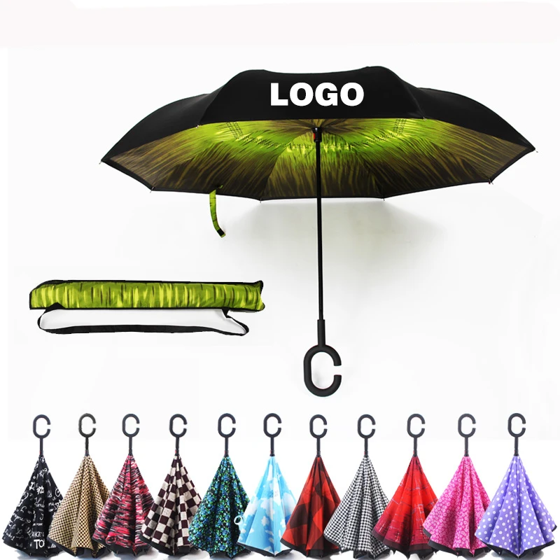 C Shape Straight Reverse Umbrella Buy Reverse Umbrella,Inverted