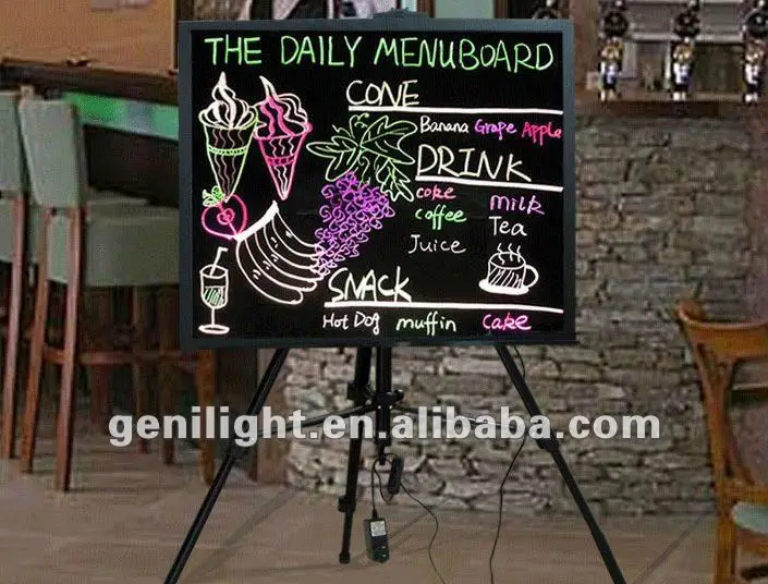 Illuminated Fluorescent Led Marker Board Buy Illuminated Fluorescent