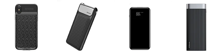 Baseus Universal 8000mAh Dual USB Power Bank Battery Charger Case Wireless Charging For Mobile Phone Power Banks - ANKUX.COM