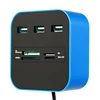 Colorful USB Combo 3 Port USB Hub 2.0 Support MS/Pro Duo M2 SD/MMC Micro-SD