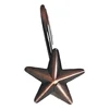 Decorative Meta Five pointed Star Shower Curtain Hooks also can do Napkin ring