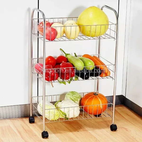 vegetable and fruit shelf