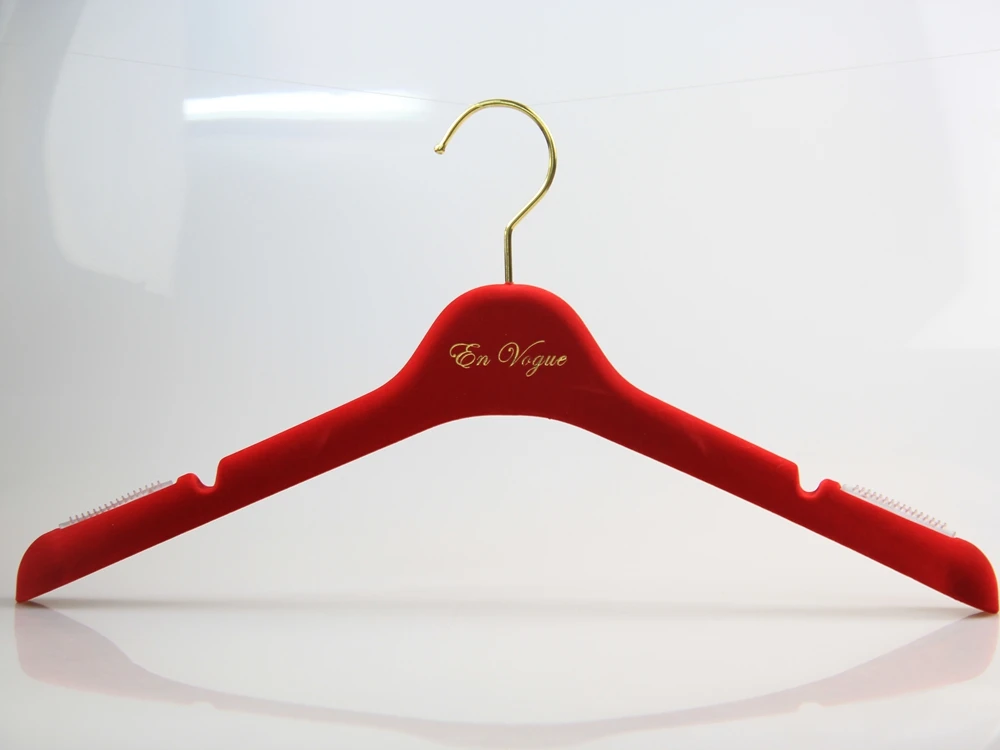 Yy0758 Personalized Bridal Gowns Velvet Plastic Hanger Antislip Velvet