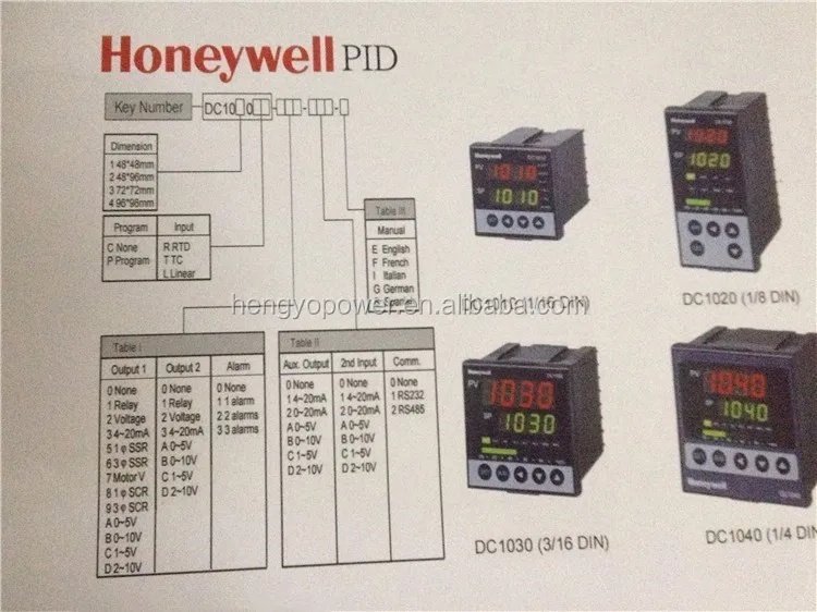 1-Year Warranty ! New In Box Honeywell Temperature Controller DC1010CT-101000-E 