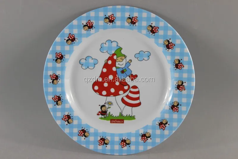8 inch Melamine kid's dinner plate