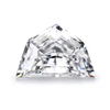 Bullet shape 6*9*2mm super white moissanite loose diamond gems test positive moissanite stones