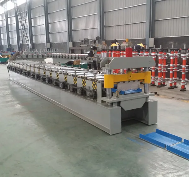 非洲自锁镀锌金属屋顶板辊成型机