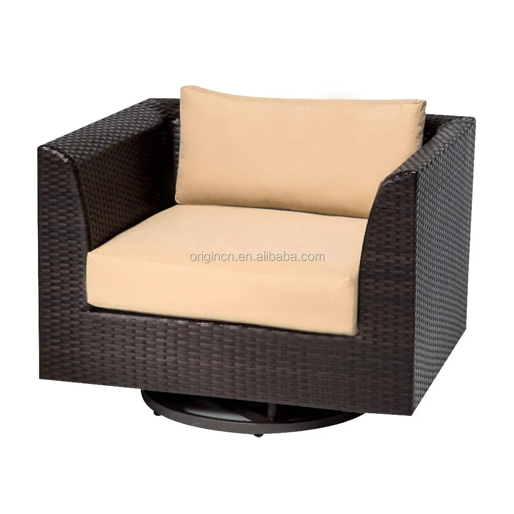 Villa hotel outdoor friends gathering sofa with ottoman footrest ...