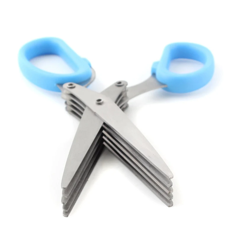 High Quality Multi Bladed Scissors 5 Blades Scissors Multi Blade