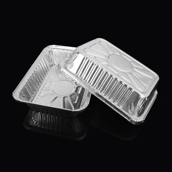 carry-out aluminum foil container/ rectangluler aluminum foil container/ 1000ml ( Showtime Packing )