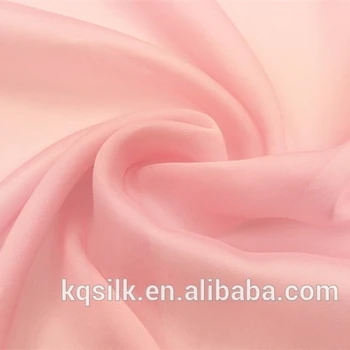 plain silk chiffon fabric