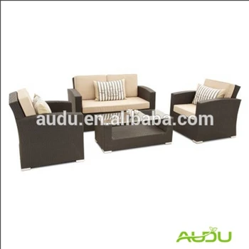 Audu Kingston Rattan 4 Seater Sofa Set Garden Furniture Set Buy