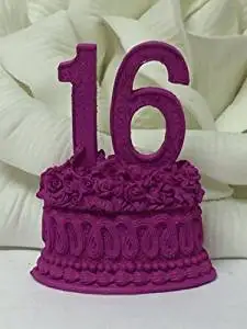 Buy Purple Sweet 16 Sixteen Number Favor Centerpiece Cake